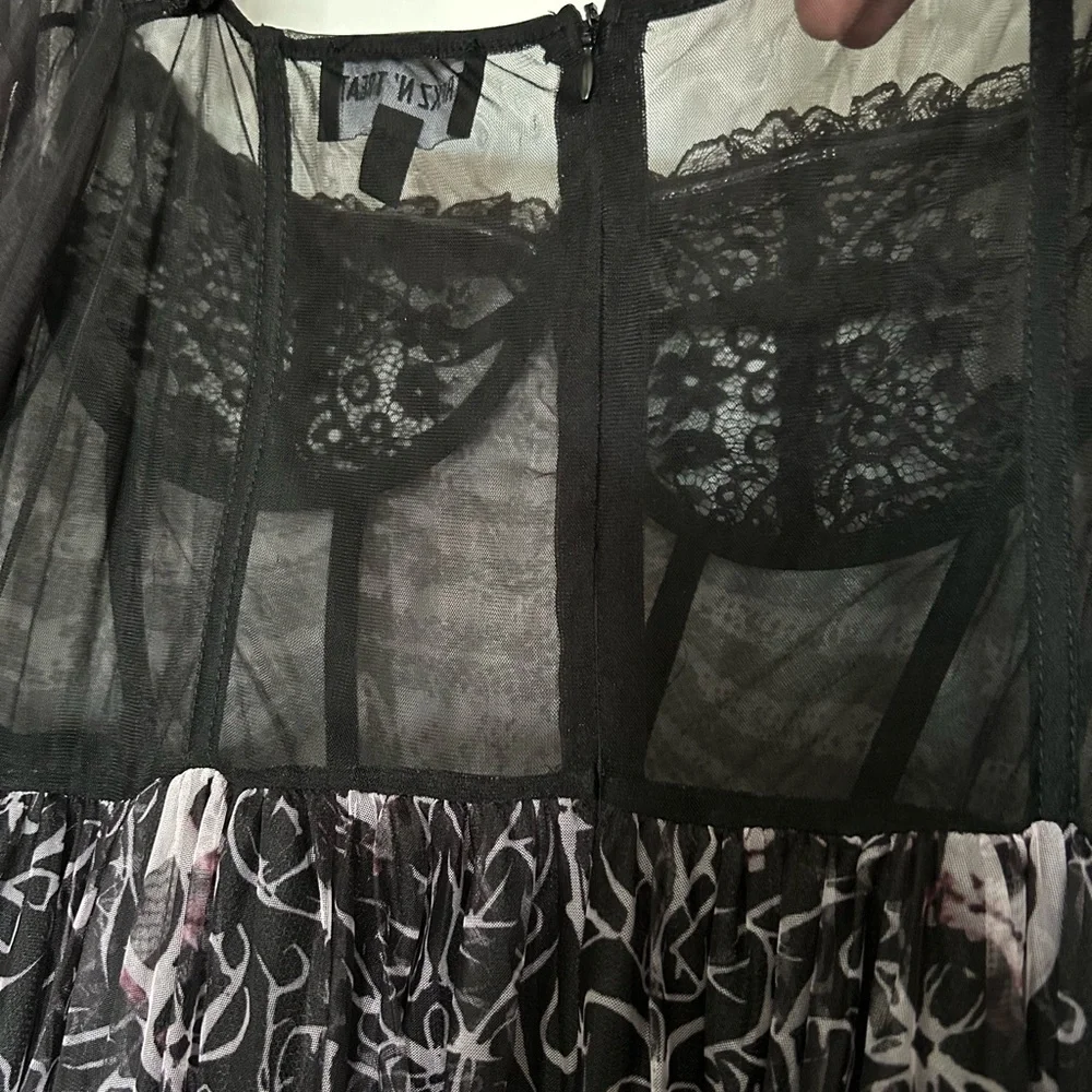 Dolls Kill - Dance With Death - Beautiful Skeleton Gown NWOT - Picture 6 of 11